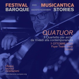 Compositori di area veneto-friulana e l'arte del quartetto al Festival MusicAntica - Baroque stories