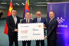 Air Serbia vola a Guangzhou due volte a settimana