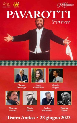 Il Gala PAVAROTTI FOREVER apre la 69esima edizione del Taormina Film Fest