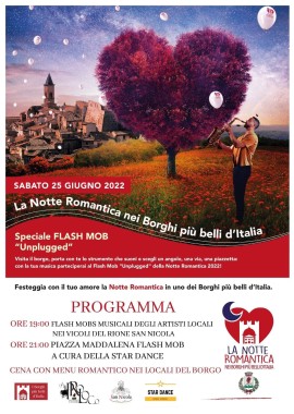 Sabato 25 giugno torna a Morano Calabro (Cs), in uno dei Borghi più Belli d’Italia, la “Notte romantica” 2022