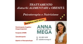 Trattamento disturbi alimentari con Psicoterapeuta e Nutrizionista