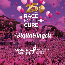 Komen Italia rinnova la collaborazione con Digital Angels per la promozione della Race for the Cure