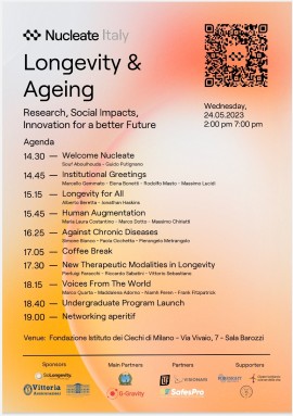 “Longevity & Ageing”: l’evento dedicato a innovazione, salute e futuro della longevità