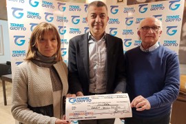 Il Tennis Giotto ha donato 1.000 euro al Progetto Scudo del Calcit