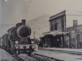 Treno Museo in Stazione di Villarosa