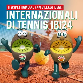 KIWI ZESPRI presente al Fan Village degli Internazionali BNL d’Italia di Tennis 2024