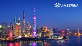 Air Serbia introdurrà i collegamenti per Shanghai dall'11 gennaio 2025