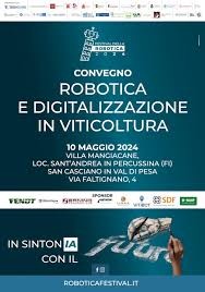 Convegno “Robotica e digitalizzazione in viticoltura”: appuntamento venerdì 10 maggio a Firenze