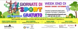 Giornate di Sport ad ingresso gratuito!