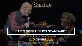 10 dicembre 2022: Mario Rosini sings standards jazz. Musiche di Porter, Parker, Monk, Brown, Mancini.