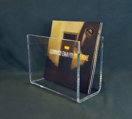 Il porta dischi in plexiglass Cavinato Acrylics: un'elegante esposizione per la tua collezione musicale