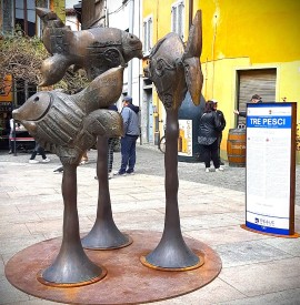 L’opera Tre Pesci dell’artista Nino Ventura entra a far parte della Collezione permanente del Museo del Parco di Portofino
