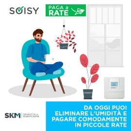 Deumidifica e rendi il tuo ambiente sano in comode piccole rate