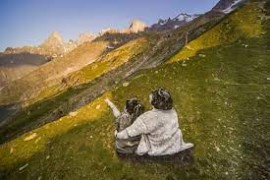 Une Grande Dame – L’opera monumentale di Saype a Skyway Monte Bianco | Courmayeur Mont Blanc
