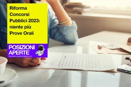 Riforma Concorsi Pubblici 2023: stop alle prove Orali