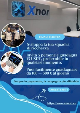 xnor lancia filiale europea