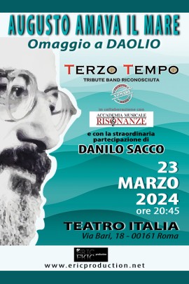 AUGUSTO amava il mare, omaggio a DAOLIO