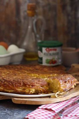 Frittata di Spaghetti. Buonissima e antispreco