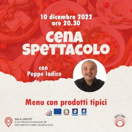 San Martino Valle Caudina: cena spettacolo con Peppe Iodice