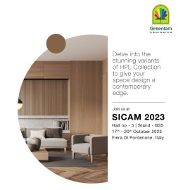 Greenlam Decolan espone al Sicam 2023 - Materiali innovativi e sostenibili per il mondo dell'interior design e dei rivestimenti