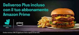  Deliveroo Plus è incluso nell’abbonamento Amazon Prime