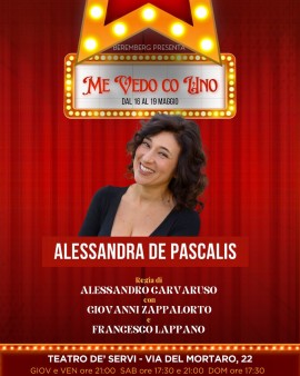 Torna in scena al Teatro De' Servi Alessandra De Pascalis con due divertentissime commedie