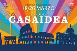 Casaidea 2023, fino al 26 marzo 150 espositori in mostra alla Fiera di Roma