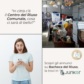 Meno rifiuti, più sharing. Junker app apre la sua Bacheca anche ai Centri del Riuso