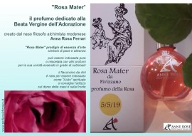 RosaMater, profumo di Anna Rosa Ferrari, esposto in Basilica a Reggio Emilia