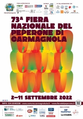 73^ Fiera Nazionale del Peperone di Carmagnola.  Il Peperone Day e altre novità della kermesse in programma dal 2 all’11 settembre 2022 a Carmagnola (TO)