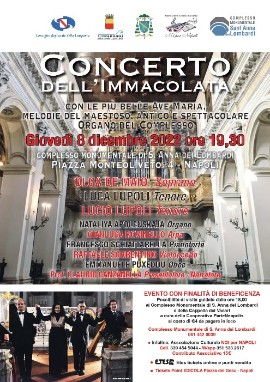Tradizionale Concerto dell'Immacolata 2022 a Napoli 