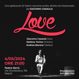 “Love”: il nuovo progetto di Casaula debutta al Teatro Serra  