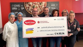 Roncadin, da dipendenti e azienda 14mila euro per aiutare il popolo Ucraino