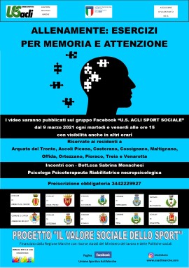 “Allenamente”: esercizi per memoria e attenzione