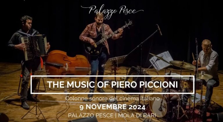9 novembre 2024: The music of Piero Piccioni. Colonne sonore del cinema italiano a Palazzo Pesce