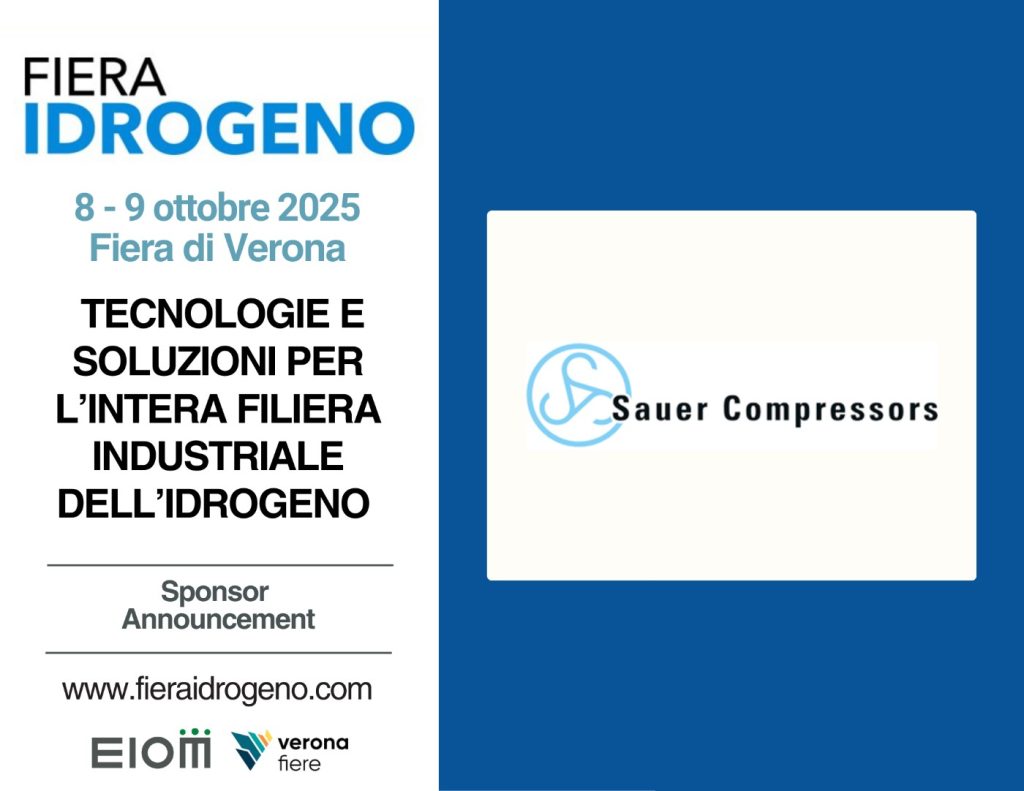 Anche Sauer Compressors a FIERA IDROGENO 2025