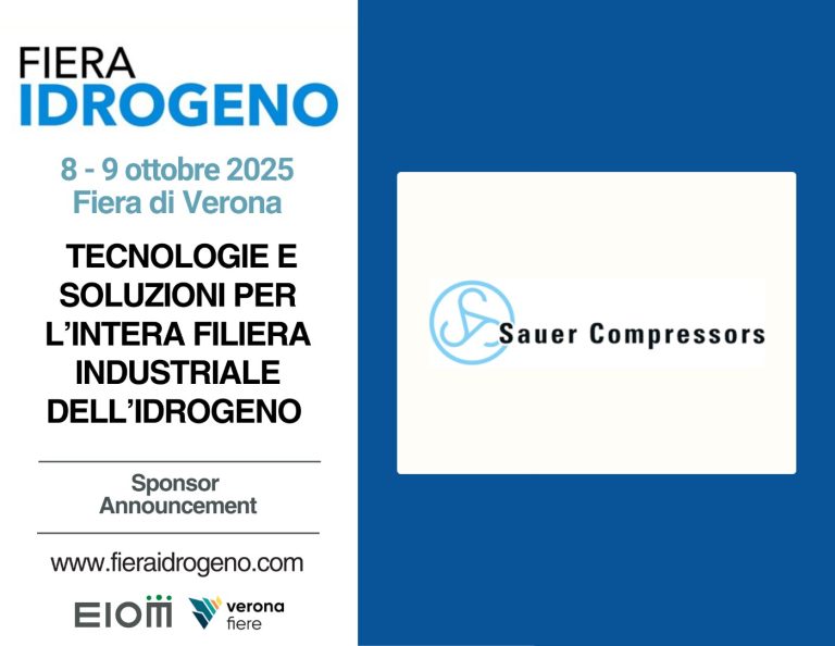 Anche Sauer Compressors a FIERA IDROGENO 2025