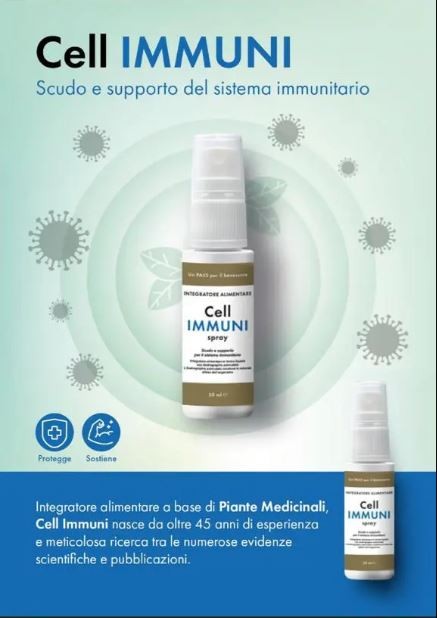 CELL IMMUNI spray : prodotto straordinario per il sistema immunitario.