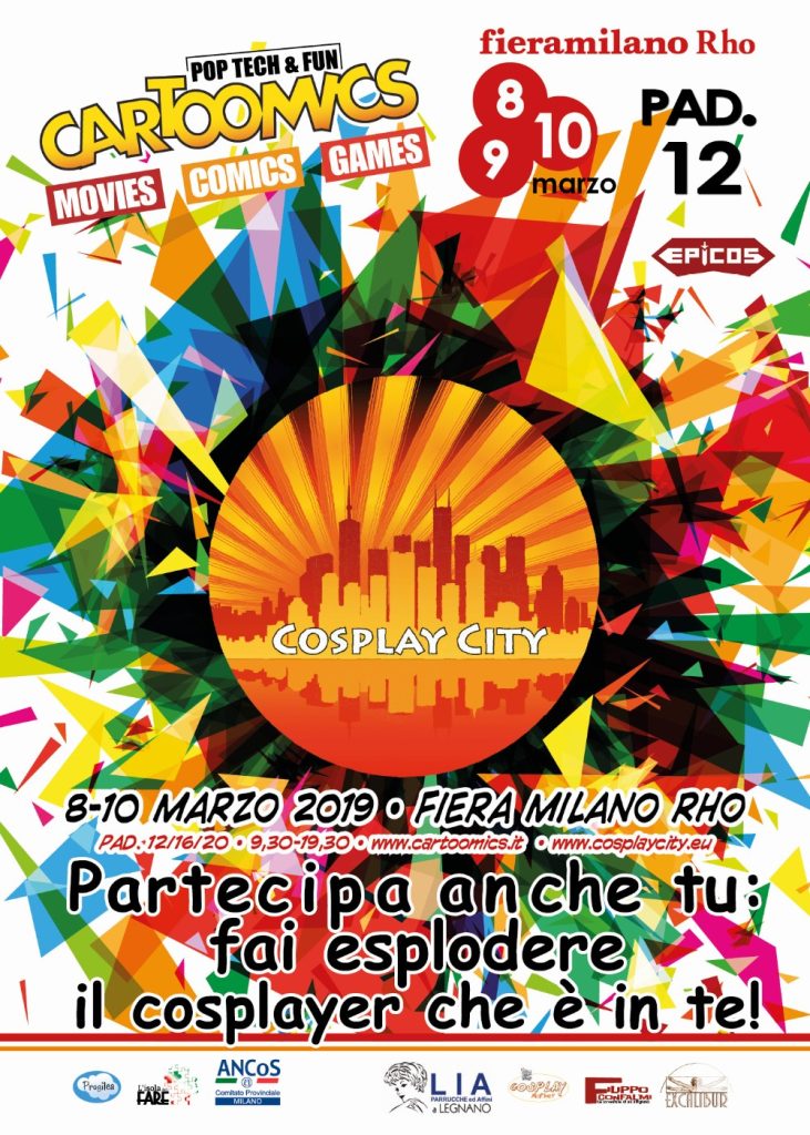 Cosplaycity 2019: emozioni esplosive a Cartoomics!