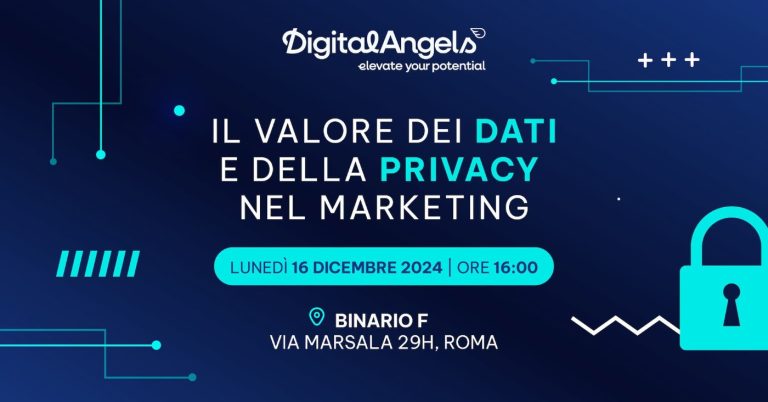 Digital Angels presenta “Il valore dei dati e della privacy nel marketing”