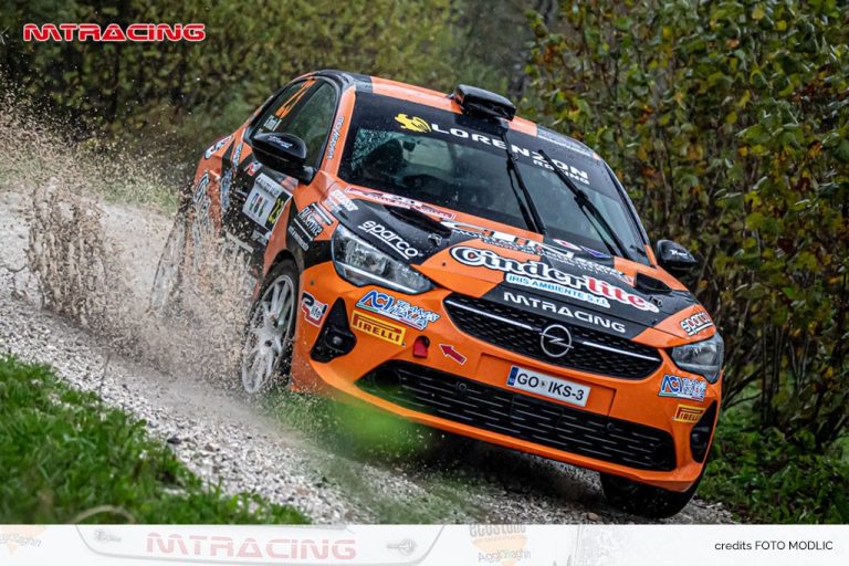 Rally: Trentin è il primo della classe al Soča Valley