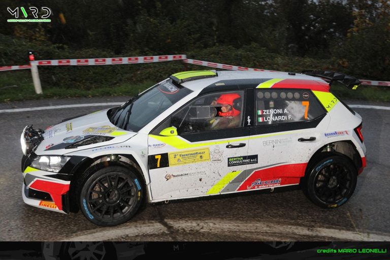 Rally: Zenoni rompe il ghiaccio al Trentino