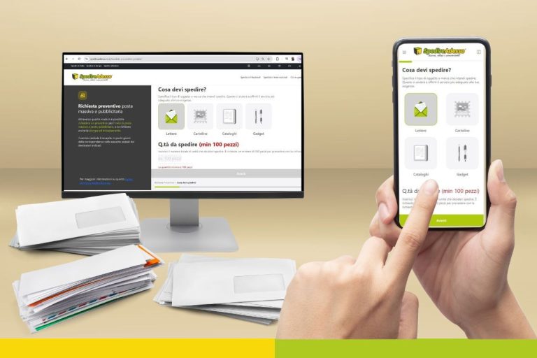 SpedireAdesso.com: è online il nuovo form per i preventivi di marketing postale