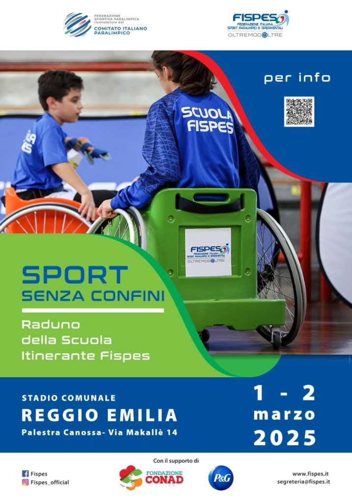 Sport inclusivo per i piccoli con disabilità di 12 regioni italiane Al via da Reggio Emilia la nuova edizione di “Sport Senza Confini”