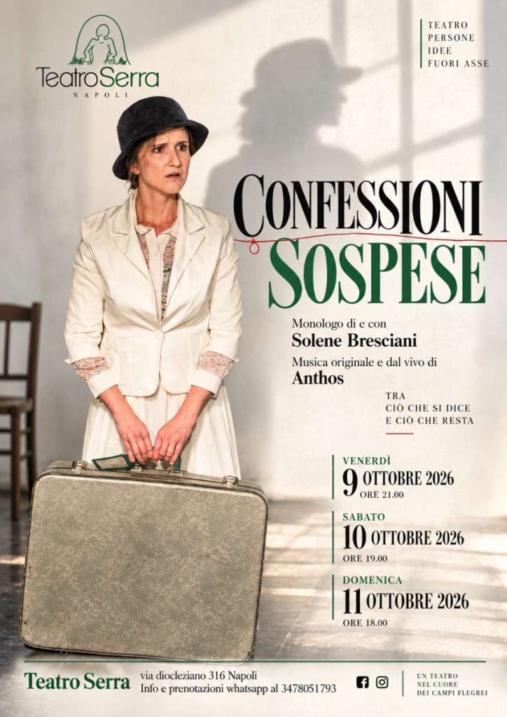 Al Serra debutta “Confessioni sospese” di Solène Bresciani