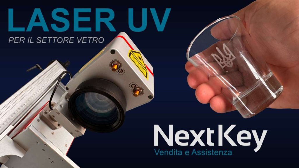 Marcatore laser per il vetro